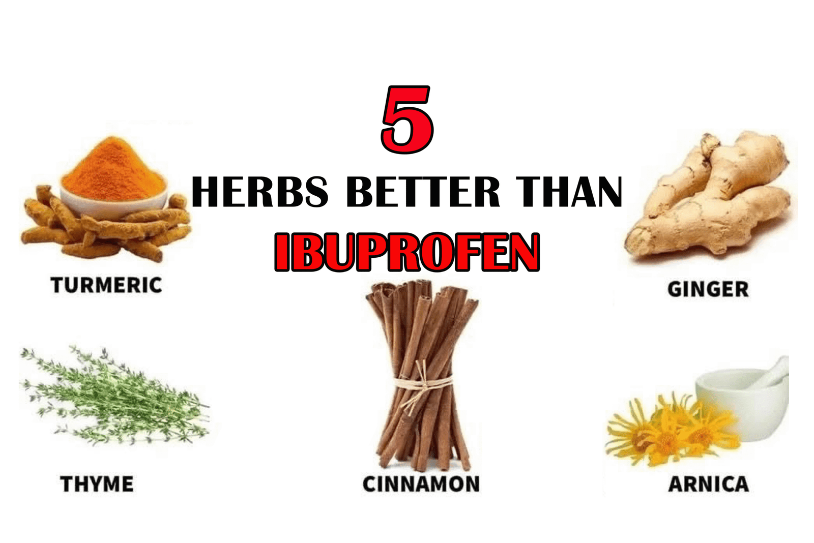🧠 “Nature’s Painkillers: 5 Powerful Herbs That Work Better Than Ibuprofen”